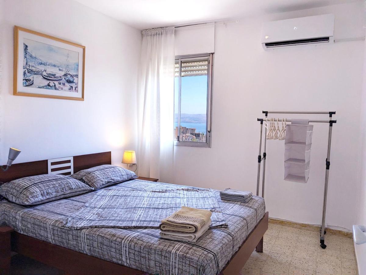 1Bdrm Apt With Panoramic View Of Sea And Mountains Tiberias Eksteriør billede