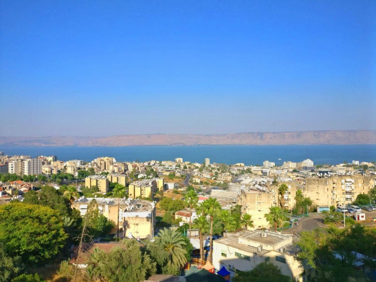 1Bdrm Apt With Panoramic View Of Sea And Mountains Tiberias Eksteriør billede